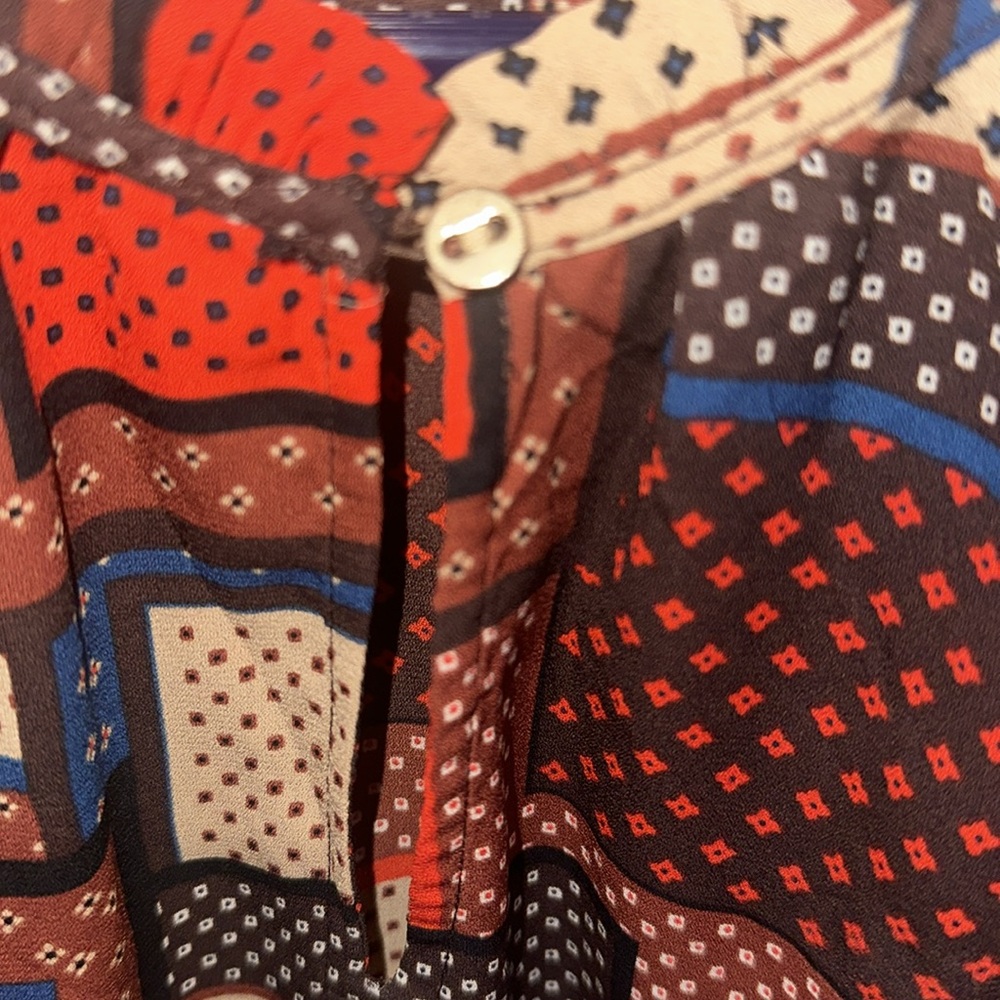 Loft Outlet Geometric Pattern Multicolored Women … - image 6